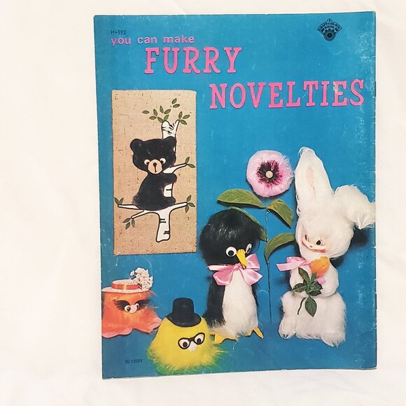 You Can Make Furry Novelties Faux Fur Felt Animals Craft Course 1971 Koala Bear - Picture 1 of 10